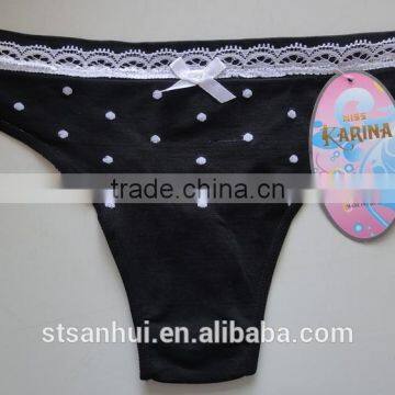 Black Extreme Hot Sexy Women Panty Sexy Girl Thong Underwear 0449#