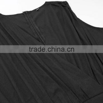 Fashion One Piece V Neck Sexy Sleeveless Wide Leg Ladies Jumpsuit For Wholesale 2017 photo-5