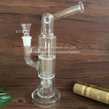 Bong New Design Bongs Glass Water Pipes Bongs Pyrex Water Bongs with Colorful Lips Beaker Bong Water Pipes