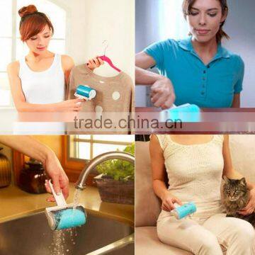 Super Sticky! Washable Dust Lint Roller Fluff Pet Hair Dust Remover Lint Sticking Dusting Roller With Cover Hot Sale photo-3