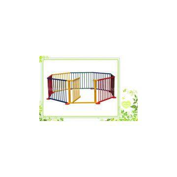 Colorful Wooden Baby Playpen photo-2