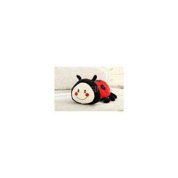 Red Five star lady beetles custom stuffed toys 35cm , ladybug plush toys