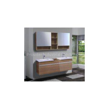 Modern Wall Hang Vanity with double Bathroom Cabinet