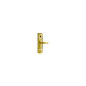 13.56Mhz Brass Low Power Alarm Electronic HotelLock for Wood Interior Door