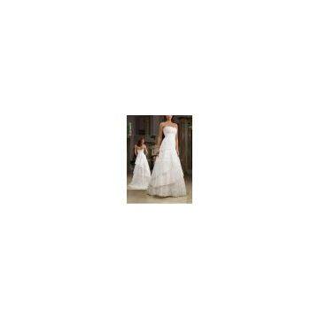 Fashion bridal wedding Dress taffeta material