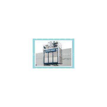 Rack & Pinion Hoist Construction Material Lift Elevator , VFC Control 40m/min