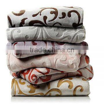 Highgate Manor Velvety Plush Reversible Jacquard Throw Blanket