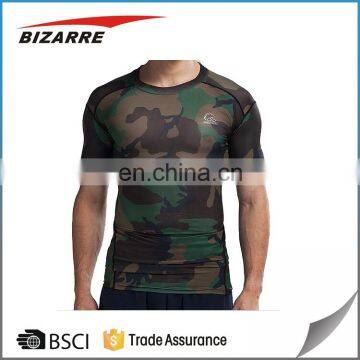 Men mesh design prefessional dry short sleeve gym training t shirts seamless design