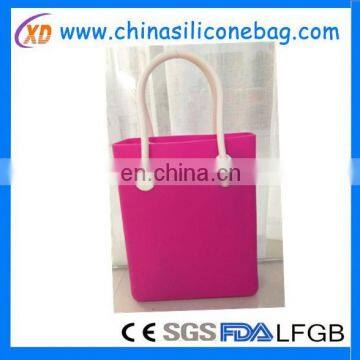 New design silicone bag for ladies/silicone handbag for ladies waterproof silicone bag