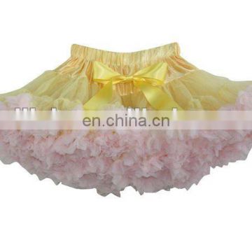 wholesale yellow girl pettiskirts/baby tutu skirts MP-0054