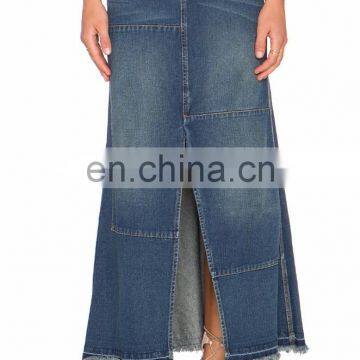 New Fashion Jean Long Jean Skirt