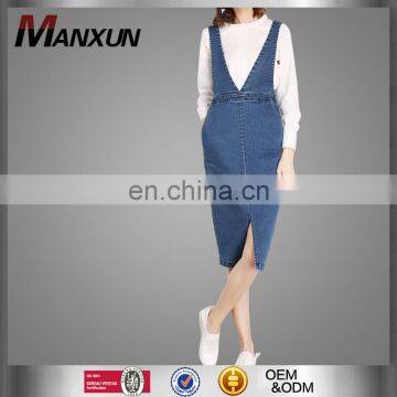 Fashion Designer Denim Dress Summer Denim one Piece Dress