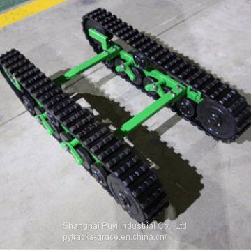 2017 New Design Rubber Track Chassis 1180mm*890mm*285mm