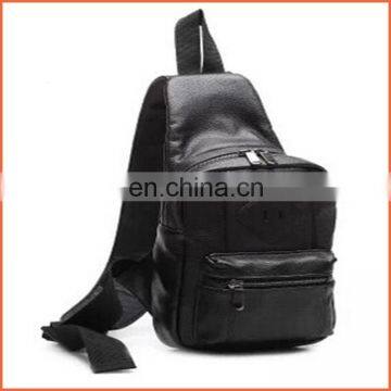 Portable Korean style trendy men messenger PU chest bag