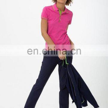 Professional Women Pink Custom Golf t Shirts Clothing photo-2