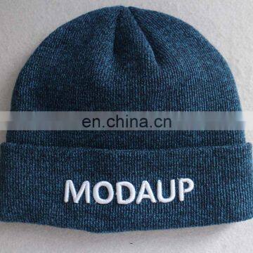 Fashion modern winter hats knitting beanie hat