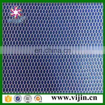 75d polyester knitted breathable hard mesh fabric for wedding dress