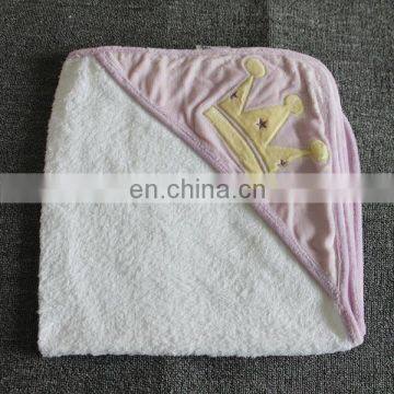 Hot Selling Embroidery Hooded Towel Cheap Kids Hooded Towel Poncho Pattern 100 Cotton Hooded Baby Clothes Terry Towel