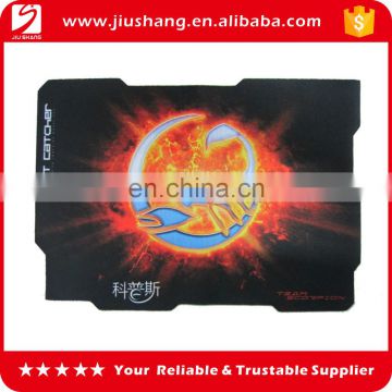 Customize shape rubber printed gaming mouse pad with logo full color printing