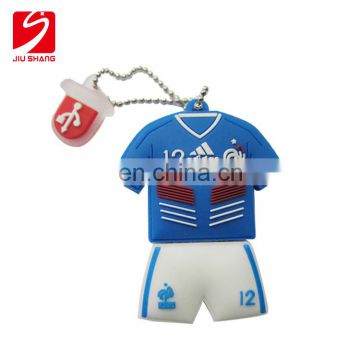 Hot selling USB 2.0 polo shirt shape pvc 2tb usb flash drive with logo