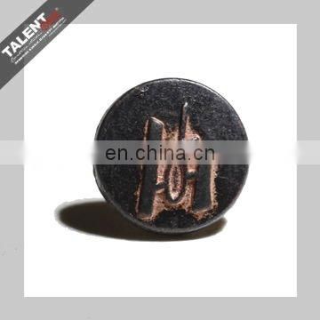 custom casting brand logo alloy rivet buttons for jeans