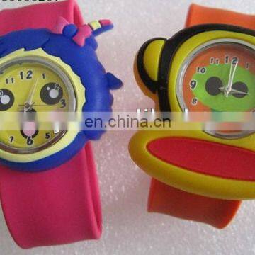 Silicone Kids Slap Band Watch