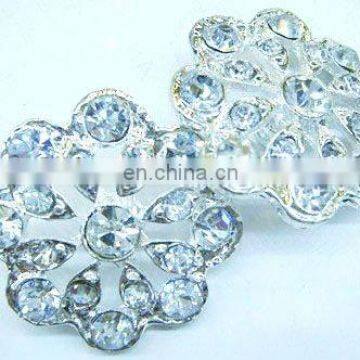 2013 new rhinestone hair flower embellishment garment accessory button