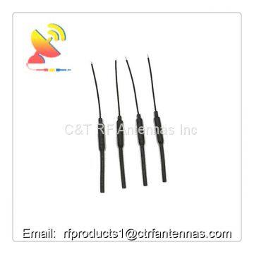 FPV drone antenna WiFi 2.4G antenna omni rf antenna copper tube material w/rg1.13 cable and u.fl connector