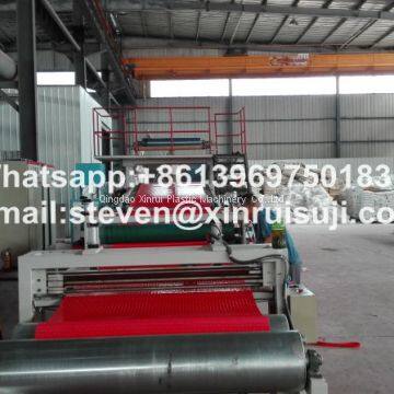 PVC Antislip Floor Embossed Mat Production Line,PVC Mat Making Machine photo-4