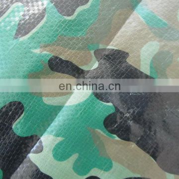 pe camouflage military tarpaulin waterproof camping tarps shade for camping