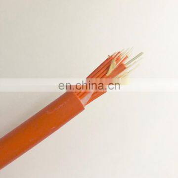 36 core indoor tight buffered breakout optical fiber cable SM MM yellow aqua orange