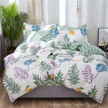 Changyi Factory Cheap Disperse Printed Polyester Fabric Bedding Fabric Home Textile 100% Polyester Microfiber Bed Sheet photo-2