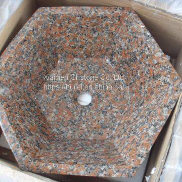 G562 Granite Wahbasin, Red Maple Granite Bathroom Sinks photo-2