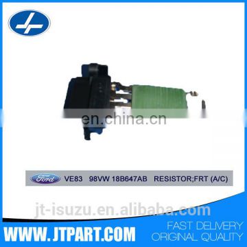 98VW 18B647AB for genuine part transit VE83 front blower motor resistor