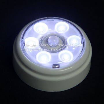 6 LED Wireless Infrared PIR Auto Sensor Motion Detector Battery