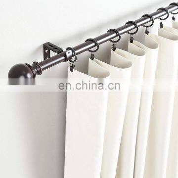 Brown Metal Shower Curtain Rings Hook Clip 12 Pack O Ring Design for Bathroom photo-3