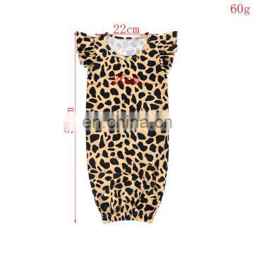 Colorful Blooming Flower Pattern Flutter Sleeve Wholesale Baby Girls Sleeping Bags.matching Headband photo-6