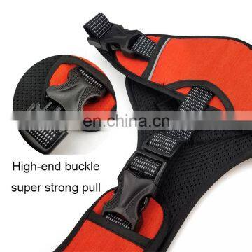 Reflective Adjustable With Safety Buckle Outdoor Harness Anti Pull Dog Harness Secure Dog Vest