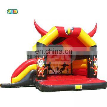 party rent business family inflatable demon bounce house bouncy castle bouncer