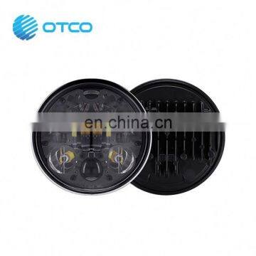 Car Accessories 105W 6500K led Hi Lo beam motorcycle 7 inch round led headlight for Jeep