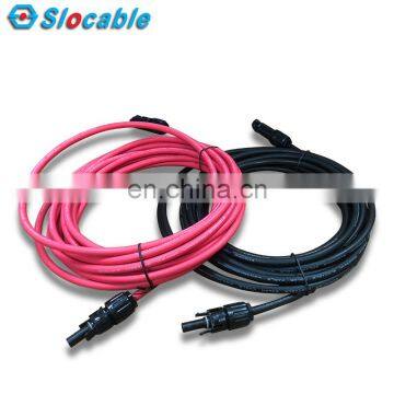 Slocable TUV Approved UV Resistance 1m Premade PV Power Cable With MC Wiring Harness Solar Panel Extension Cable photo-2