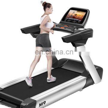 YPOO Professinal Factory Commercial Motorized Treadmill Touch Screen Fitness Electric Treadmill Wifi photo-2