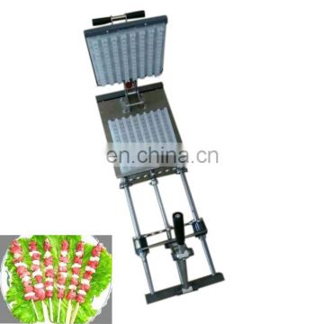 BBQ Manual meat skewer machine with factory price