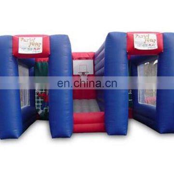 Hot sale Inflatable football /basketball 3 / 4 / 5 in 1 boys sport games for sale