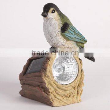 Solar power rechargable bird LED light