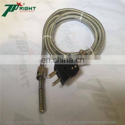 Thermocouple J - Type/temperature Sensor With Probe 8x12mm Standard Plug