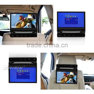 Erisin ES398 9" Digital Screen Car Monitor Headrest USB DVD