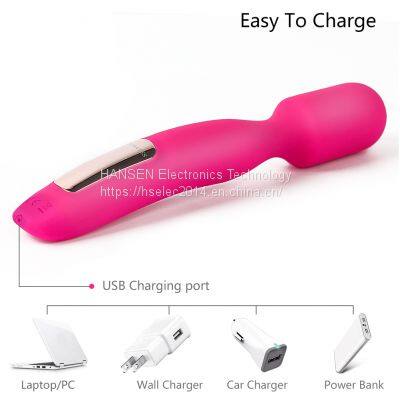 AV vibrator with single motor+8 frequency wand massager sex toys for female clitoral stimulator