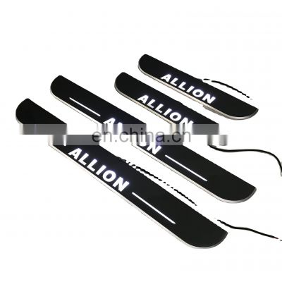 Led Door Sill Plate Strip step light door decoration step for toyota allion dynamic sequential style