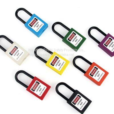 38MM Industrial Insulated Padlock Electrically Nylon Safety Padlocks With